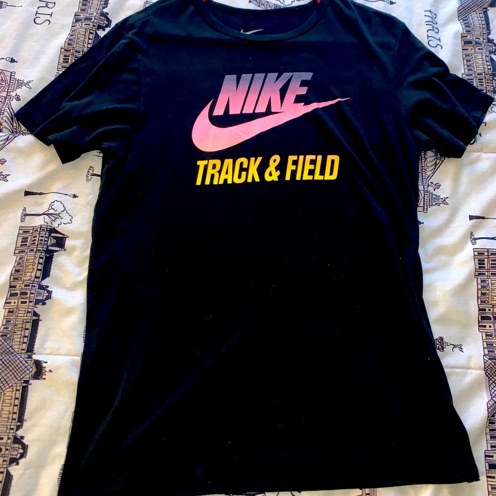 Nike track running shirt